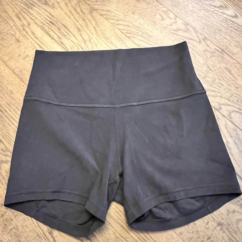 lululemon athletica Black High-Waist 4” Shorts - Never Worn!